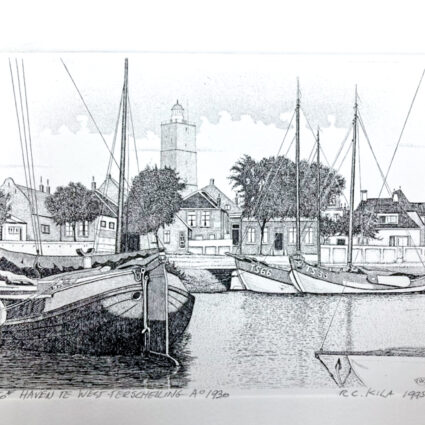 Haven van West-terschelling anno 1930