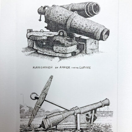 Kanonnen en anker van de Lutine